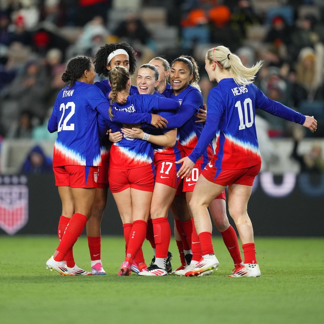 U.S. Women’s National Team Opens 2025 SheBelieves Cup, Presented by Visa, with 2-0 Win over Colombia as Catarina Macario and Ally Sentnor Score