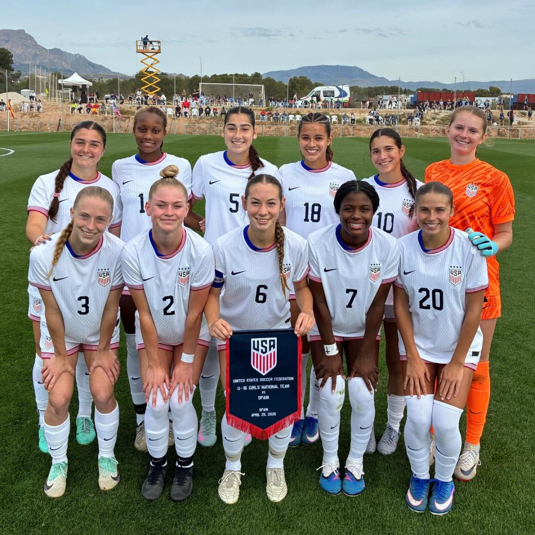 U.S. Under-16 Girls’ National Team Defeats Hosts Spain 3-1 in Second Match of L'albir WU16 2026 International Friendly Tournament