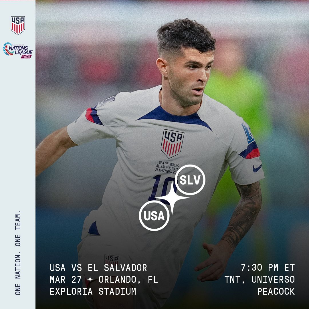 concacaf nations league usa vs El Salvador Preview TV Channels Start Time