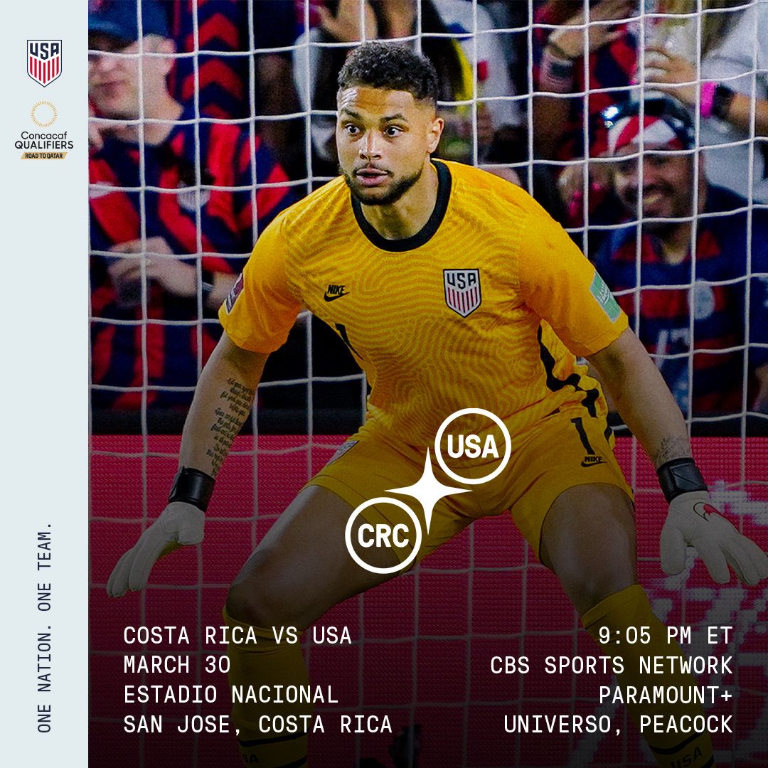 Preview: USMNT In Prime Position To Clinch World Cup Qualification At Costa Rica