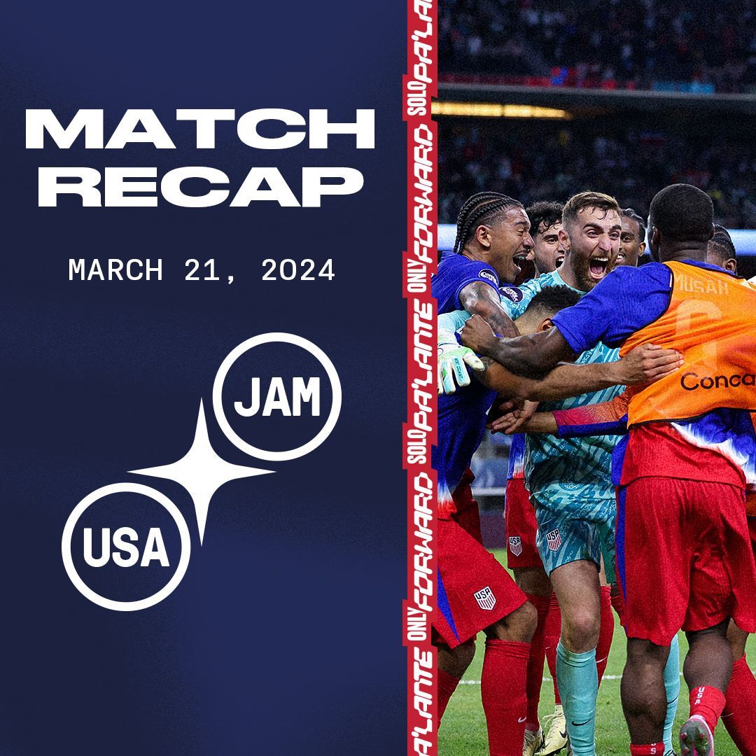 concacaf nations league semifinal usmnt vs jamaica result score match recap stats goals