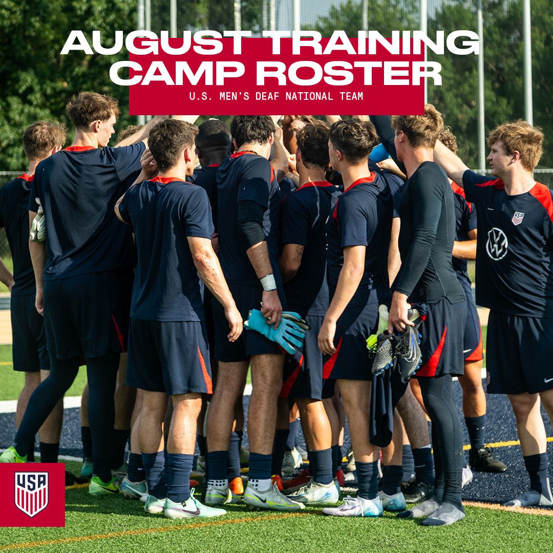 Everett Palache Names 23-Player U.S. Men’s National Team Roster for August Training Camp in Fayetteville, Georgia