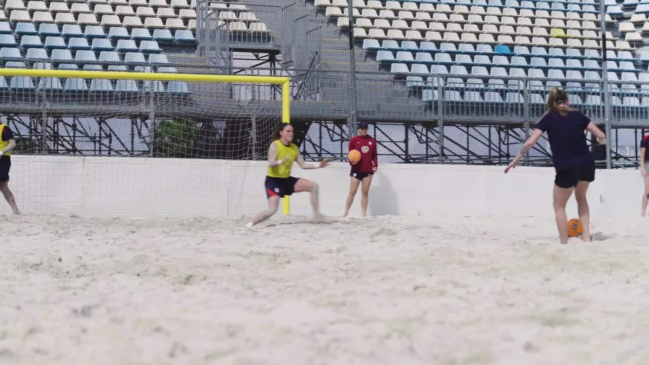 The U.S. Beach Women's National Soccer Team: Behind The Scenes