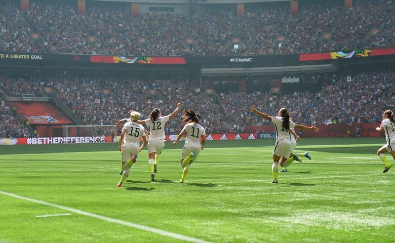 Megan Rapinoe, Lauren Holiday, Ali Krieger, Alex Morgan
