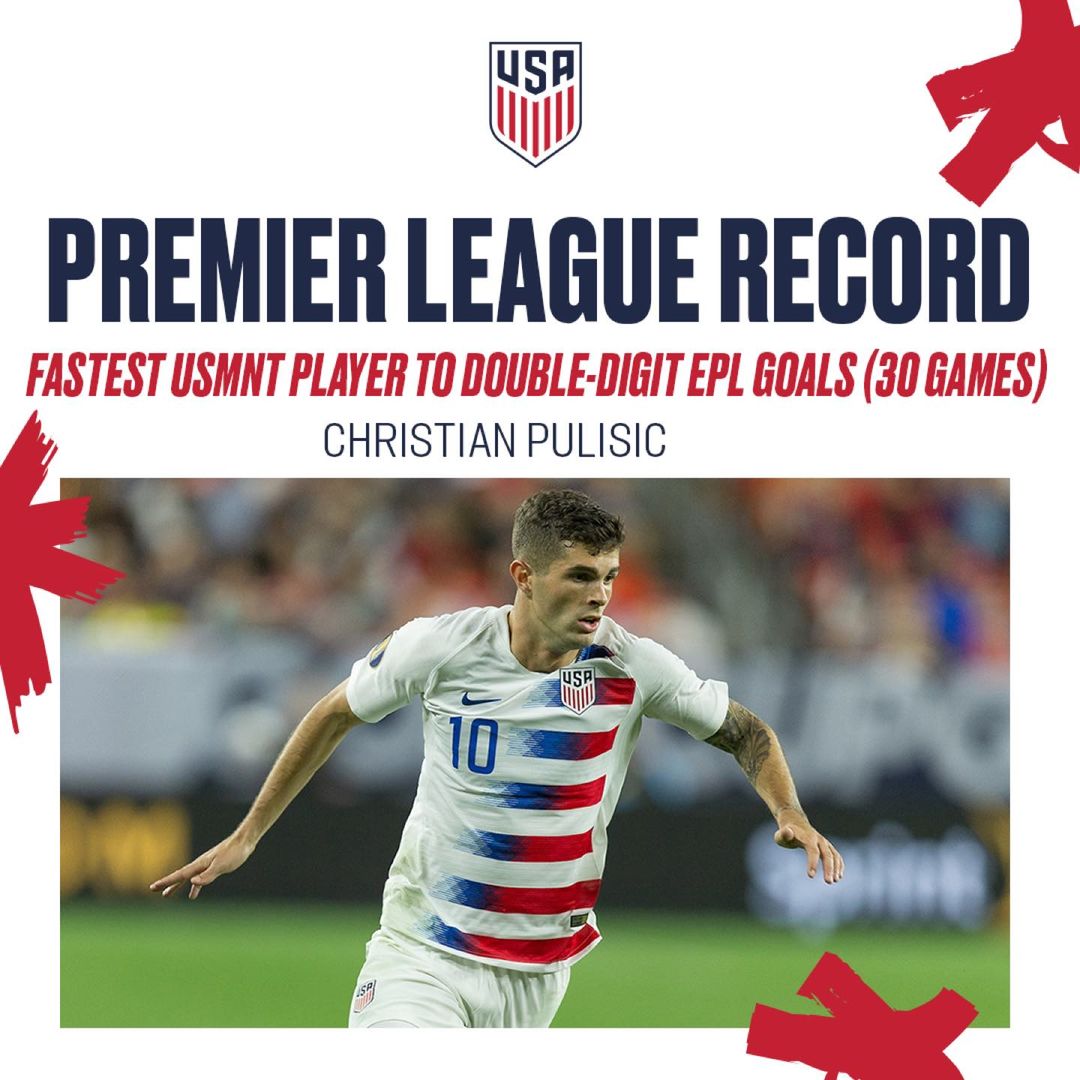 PREMIER LEAGUE RECORD: Christian Pulisic is Fastest American to 10 EPL Goals