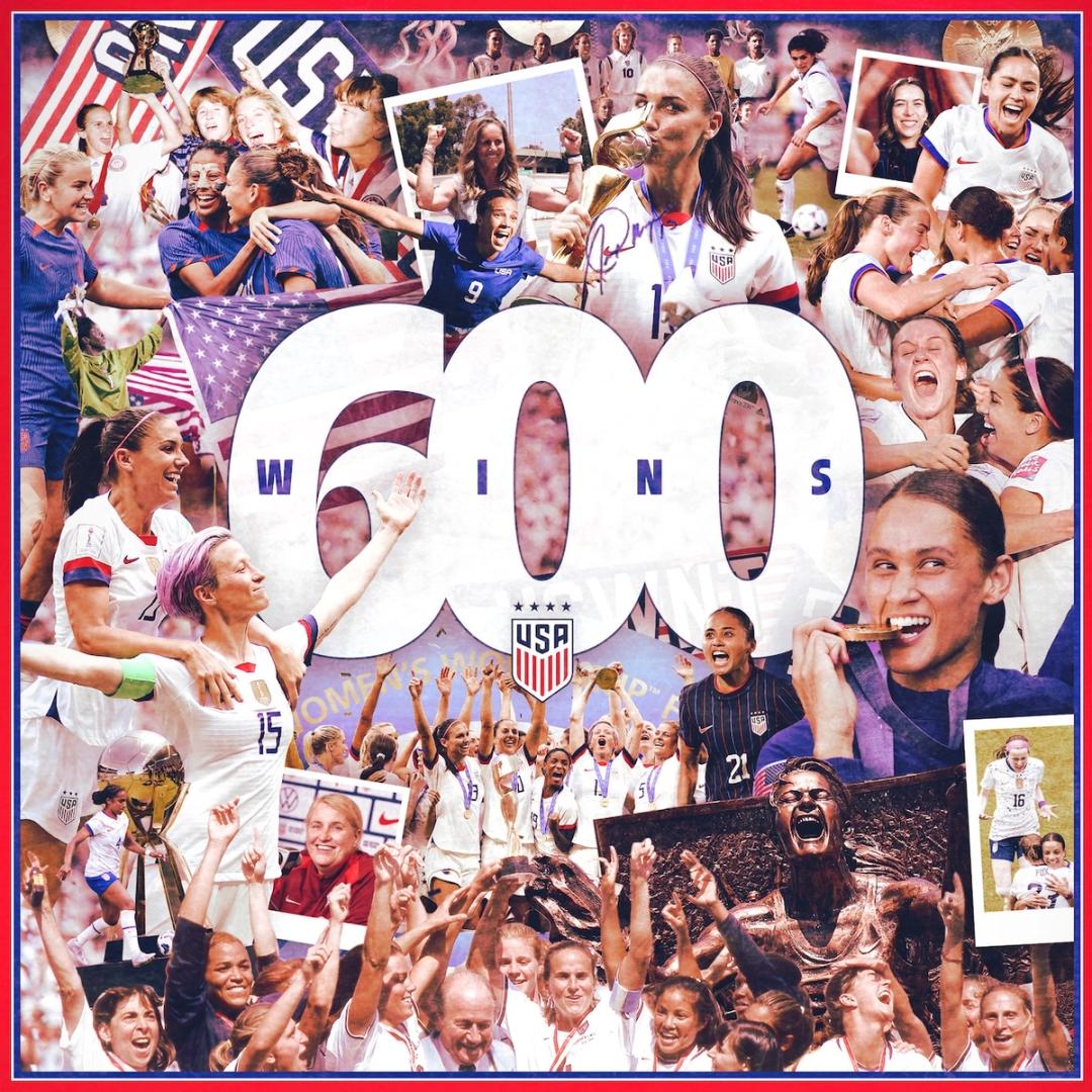 How the USWNT Captured History with 600 Wins