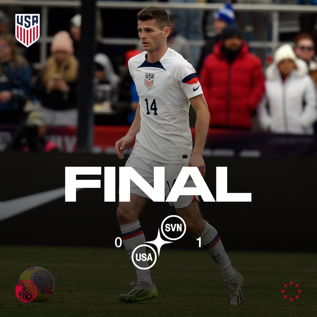 usmnt vs slovenia highlights match recap final score stats 1 20 24