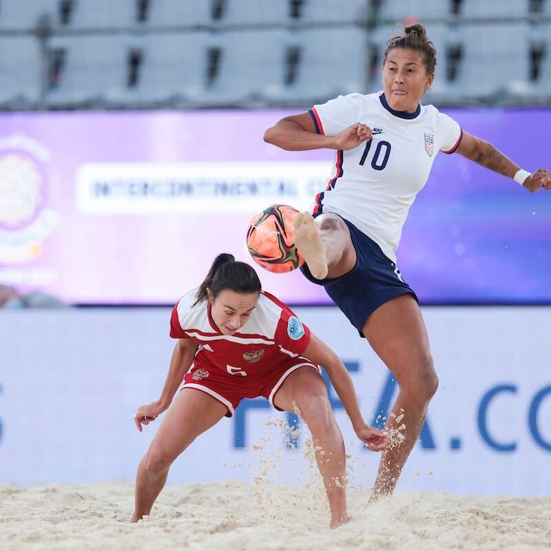U.S. Beach Women’s National Team Falls in Overtime to Host Russia 2-1 to Open Women’s Intercontinental Cup