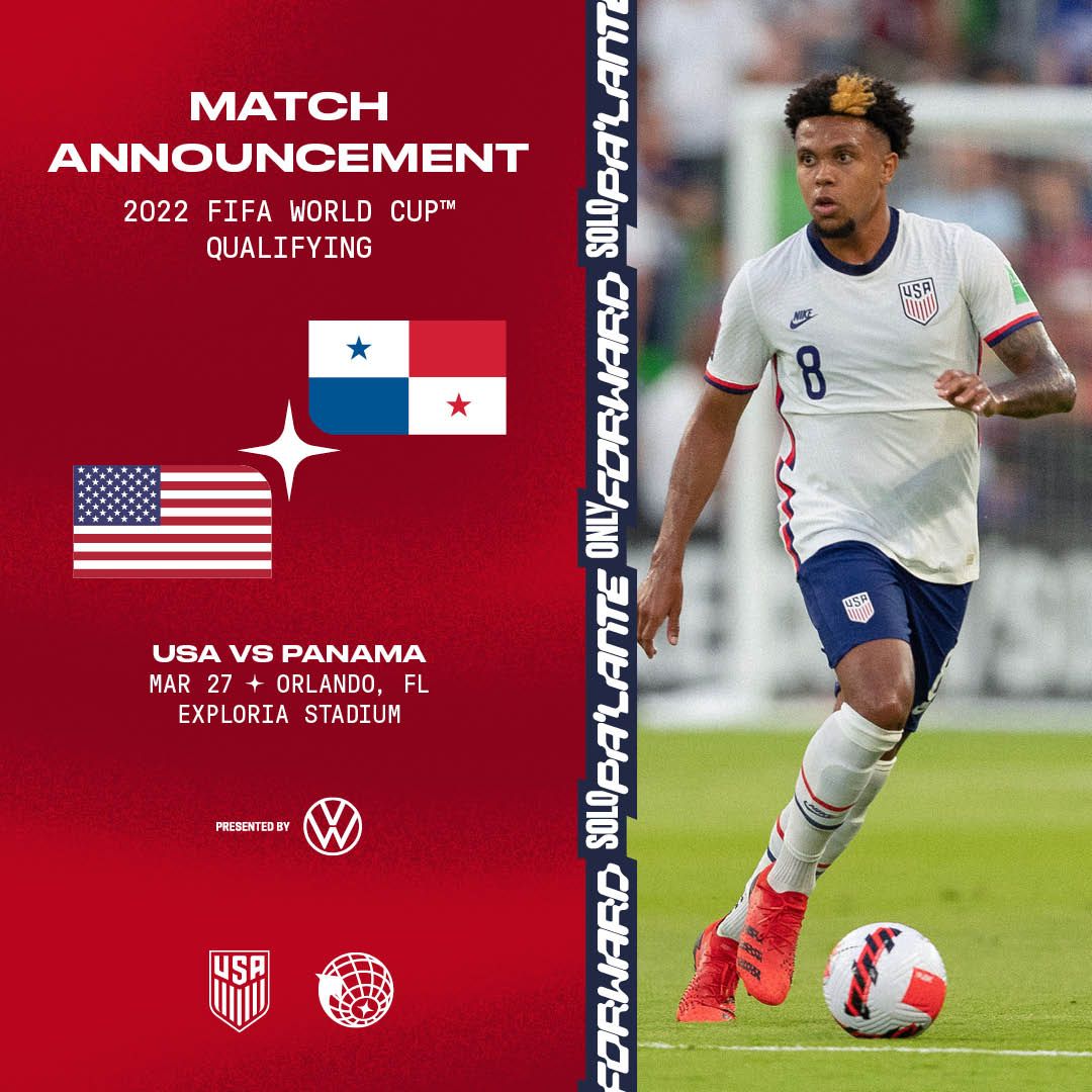 U.S. Soccer Selects City Of Orlando To Host USA-Panama, Presented By Volkswagen, On March 27