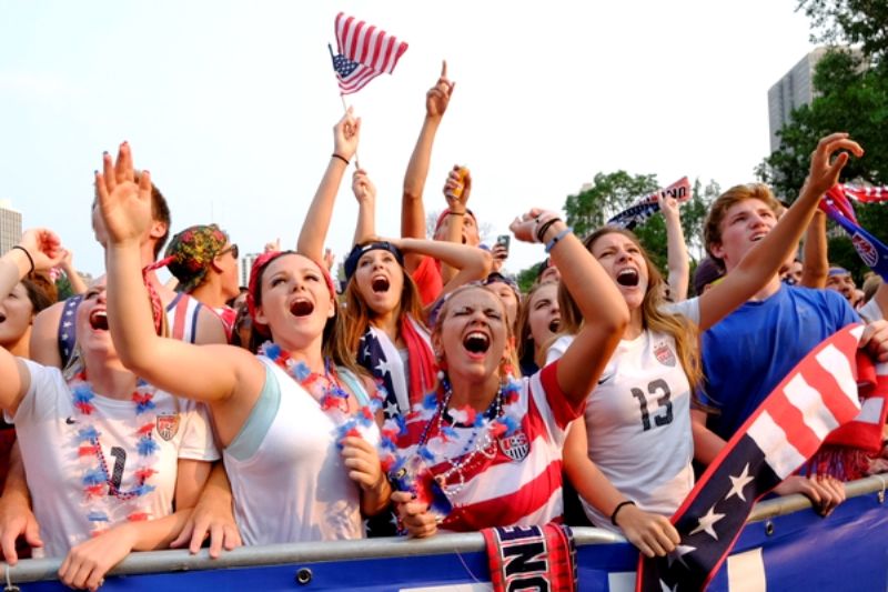 WNT WWC Final Viewing Party Chicago