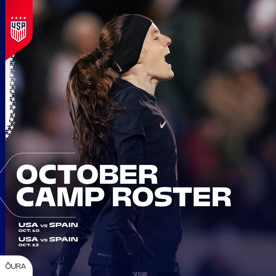 Hayes Names 26-Player USWNT Training Camp Roster for October Matches Against Spain in Washington, D.C. and Chester, Pa.