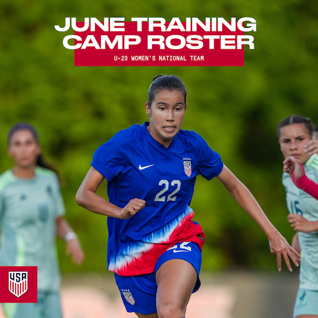 24 Players Named for U.S. Under-23 Women’s National Team Training Camp to Run Concurrently with USWNT's Denver Leg of Upcoming FIFA Window