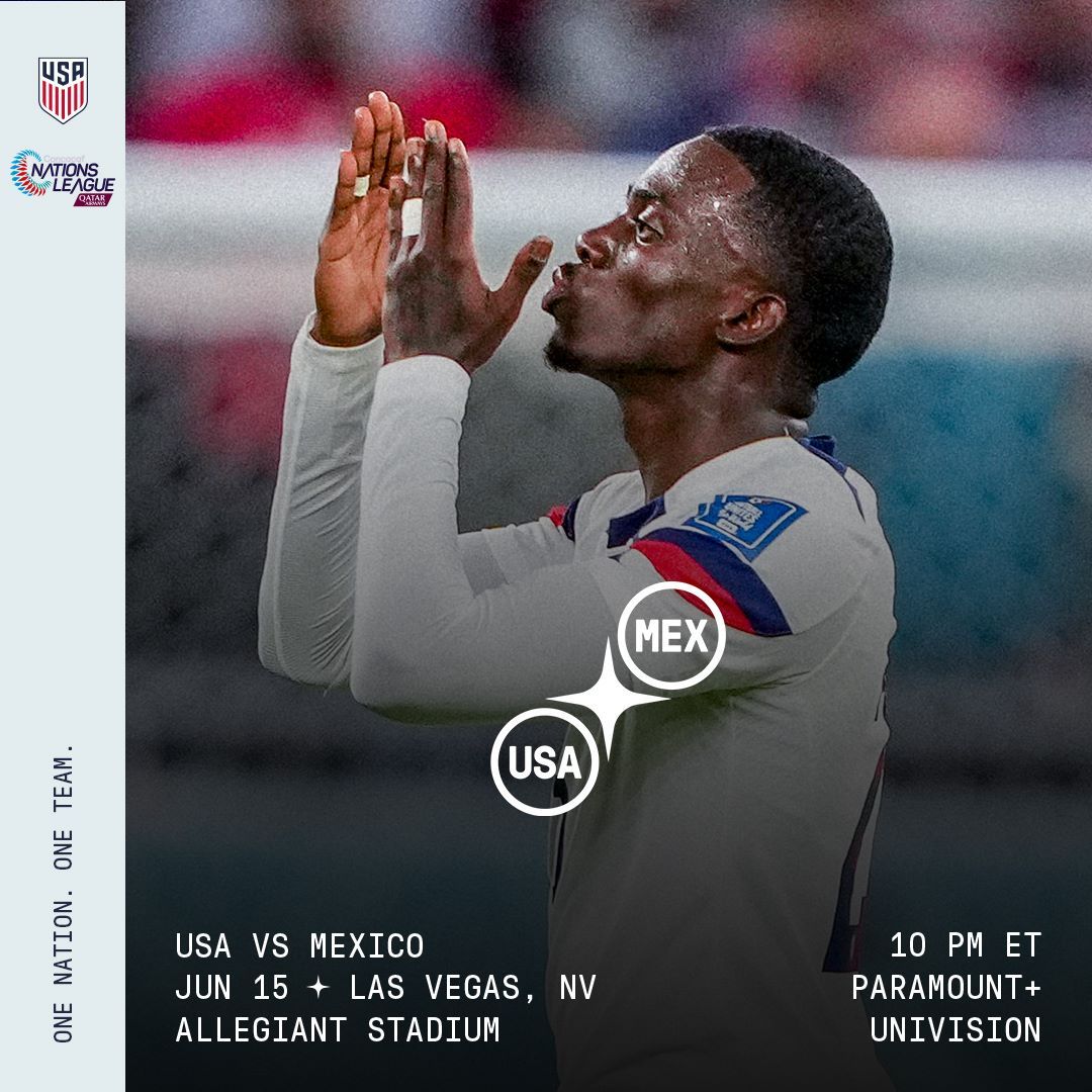 concacaf nations league usmnt vs mexico match preview tv channels start time