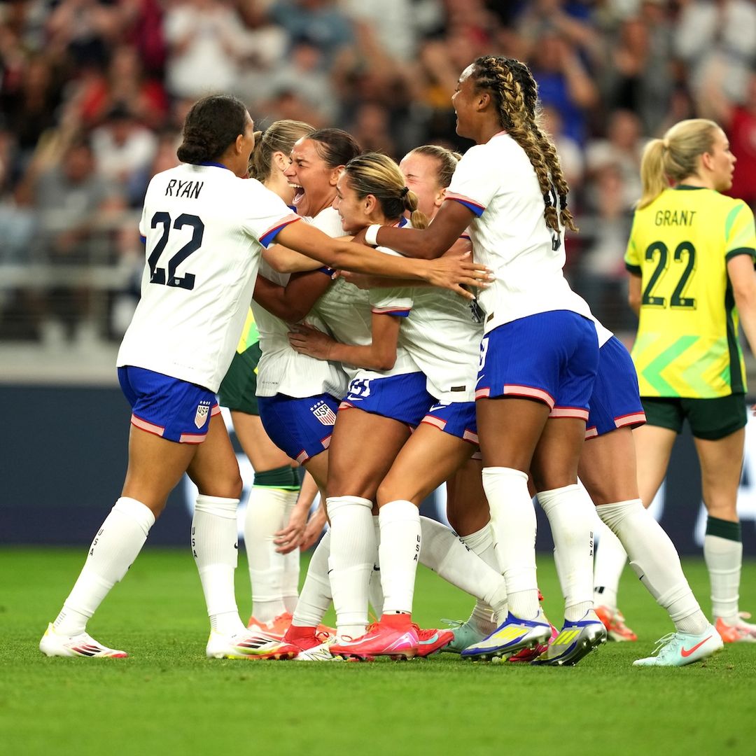 U.S. Women’s National Defeats Australia, 2-1, In Second Match Of 2025 SheBelieves Cup, Presented By Visa, On Goals From Lynn Biyendolo And Michelle Cooper
