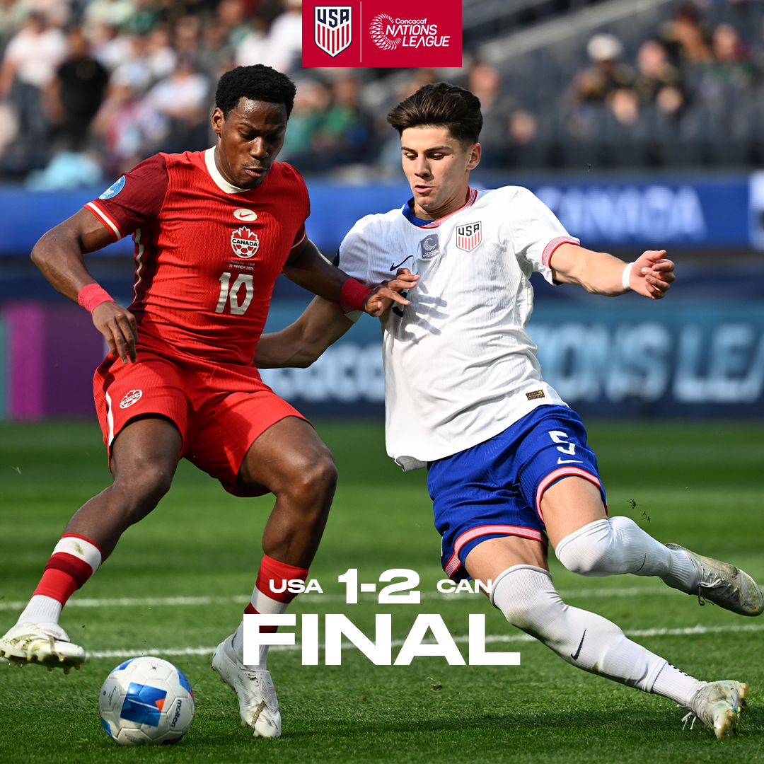 U.S. Men's National Team Falls 2-1 To Canada In Nations League Third Place Match