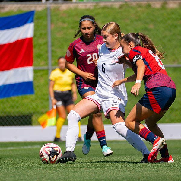U.S. U-17 Women’s National Defeats Costa Rica, 3-1, in Second Match at 4 Nations Tournament in Mexico City as Nyanya Touray Scores Twice
