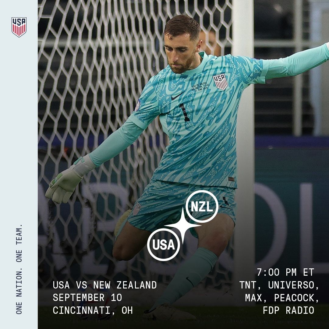 PREVIEW: USMNT Hosts New Zealand at Cincinnati’s TQL Stadium on Tuesday
