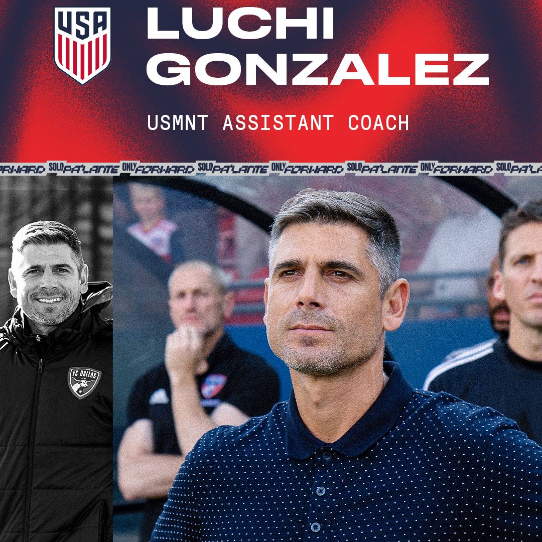 Luchi Gonzalez Appointed Assistant Coach of U.S. Men’s National Team