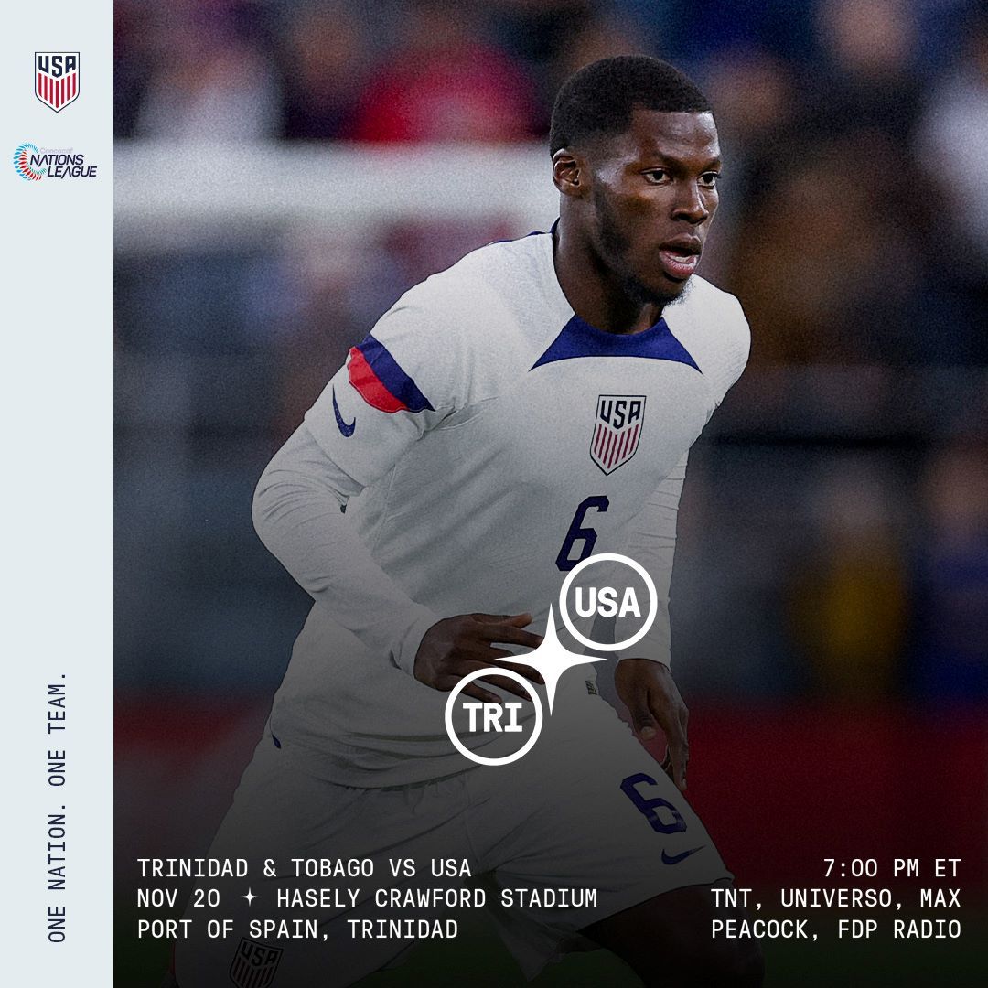 usmnt vs trinidad and tobago match preview how to watch concacaf nations league quarterfinal 11 20