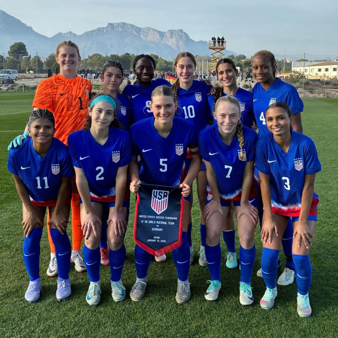 U.S. Under-16 Girls’ National Team Draws Germany 3-3 in Second Match of 2026