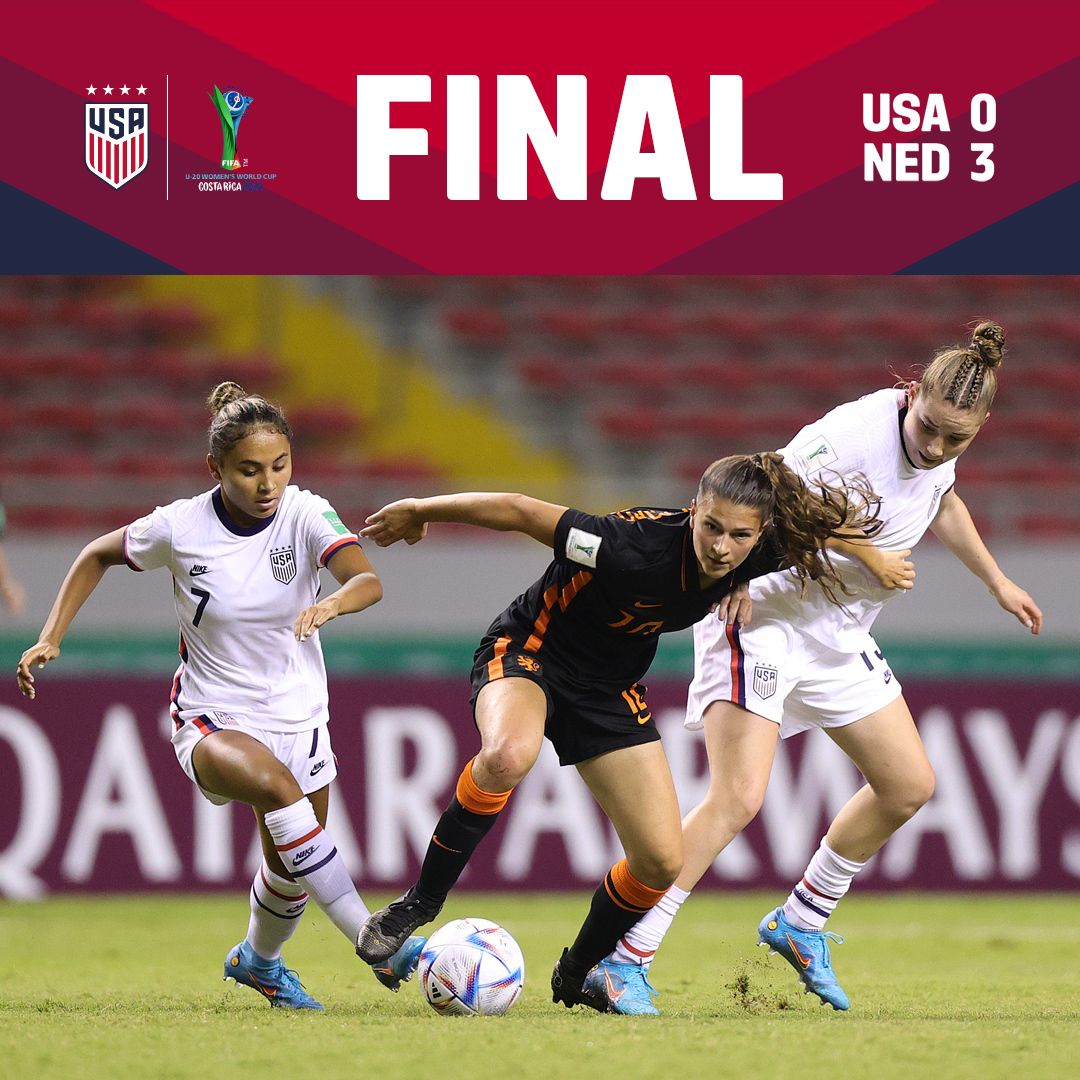 FIFA U20 Womens World Cup US U20 WYNT 0 Netherlands 3 Match Report Stats Standings