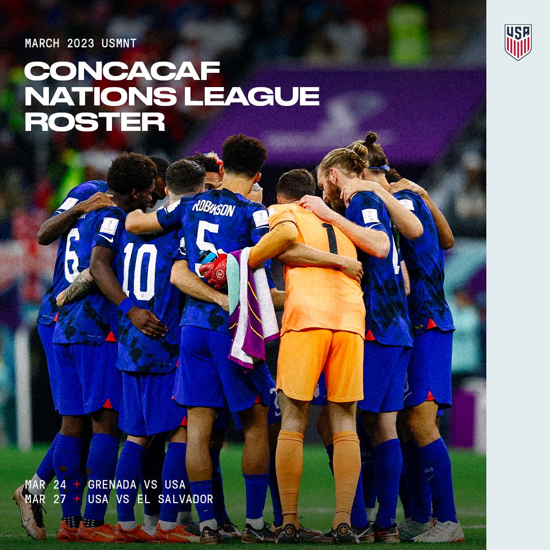USMNT Calls Up 24 Players to Biosteel Training Camp For Matches Against Grenada And El Salvador