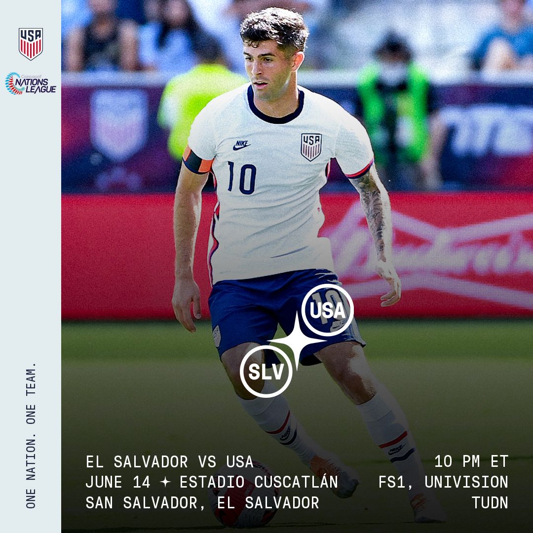 Concacaf Nations League USMNT vs El Salvador Preview TV Channels Start Time Standings