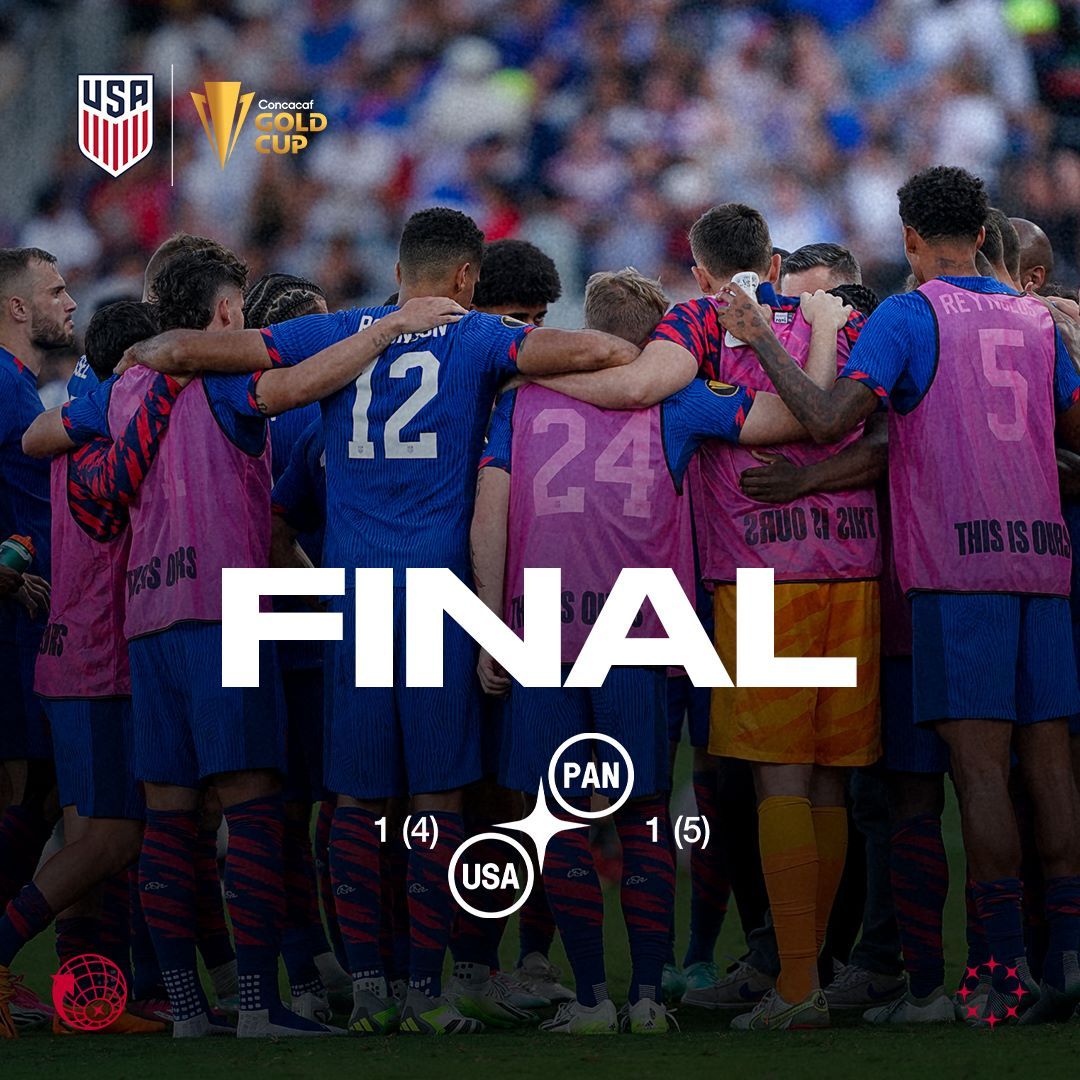 2023 Concacaf Gold Cup Semifinal USMNT 1 Panama 1 Match Report Highlight Goals Stats