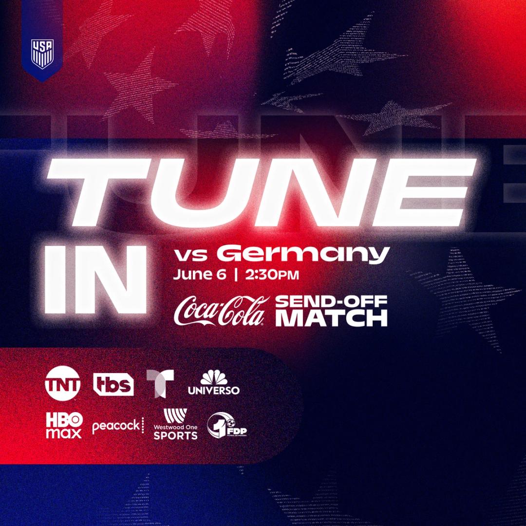 How to Watch: USMNT vs. Germany on Saturday, June 6