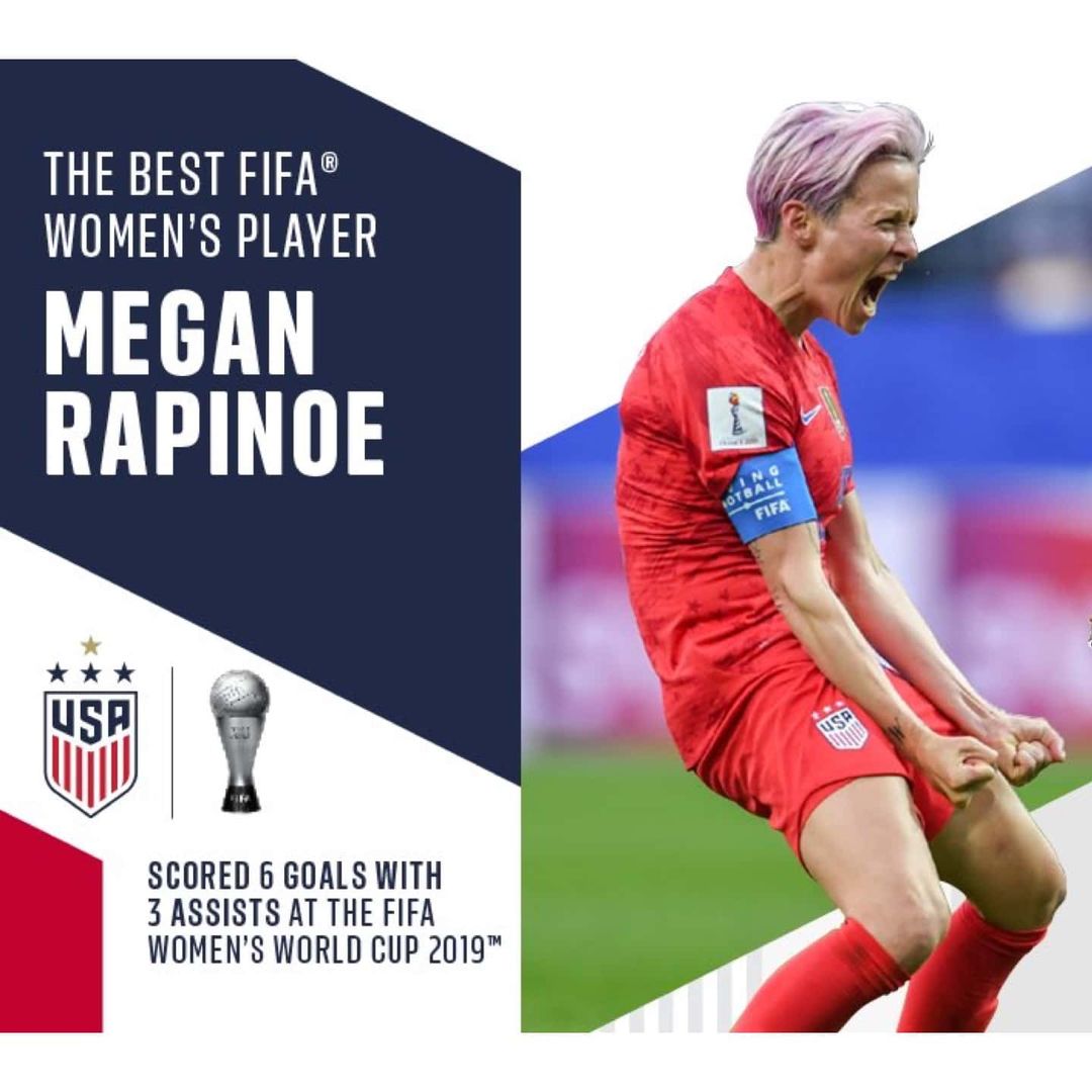 Megan Rapinoe and Jill Ellis Honored as FIFA Womens World Player and Coach of the Year