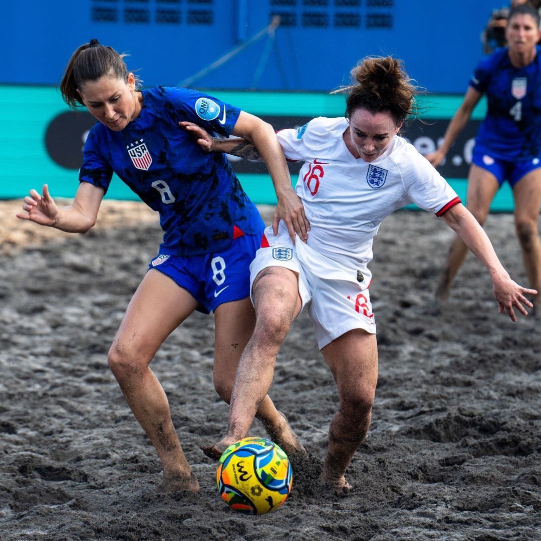 us beach wnt vs england el salvador cup result score stats match recap