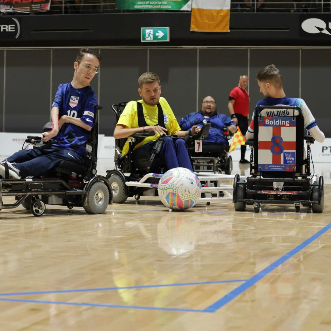 US Power Soccer NT Books World Cup Semifinal Ticket With Wins vs England and Denmark