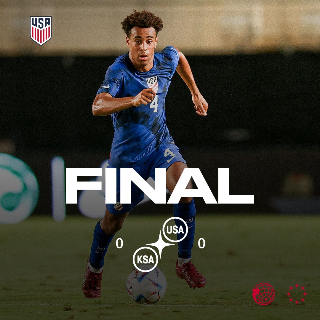 International Friendly USMNT 0 Saudi Arabia 0 Match Report Stats Standings