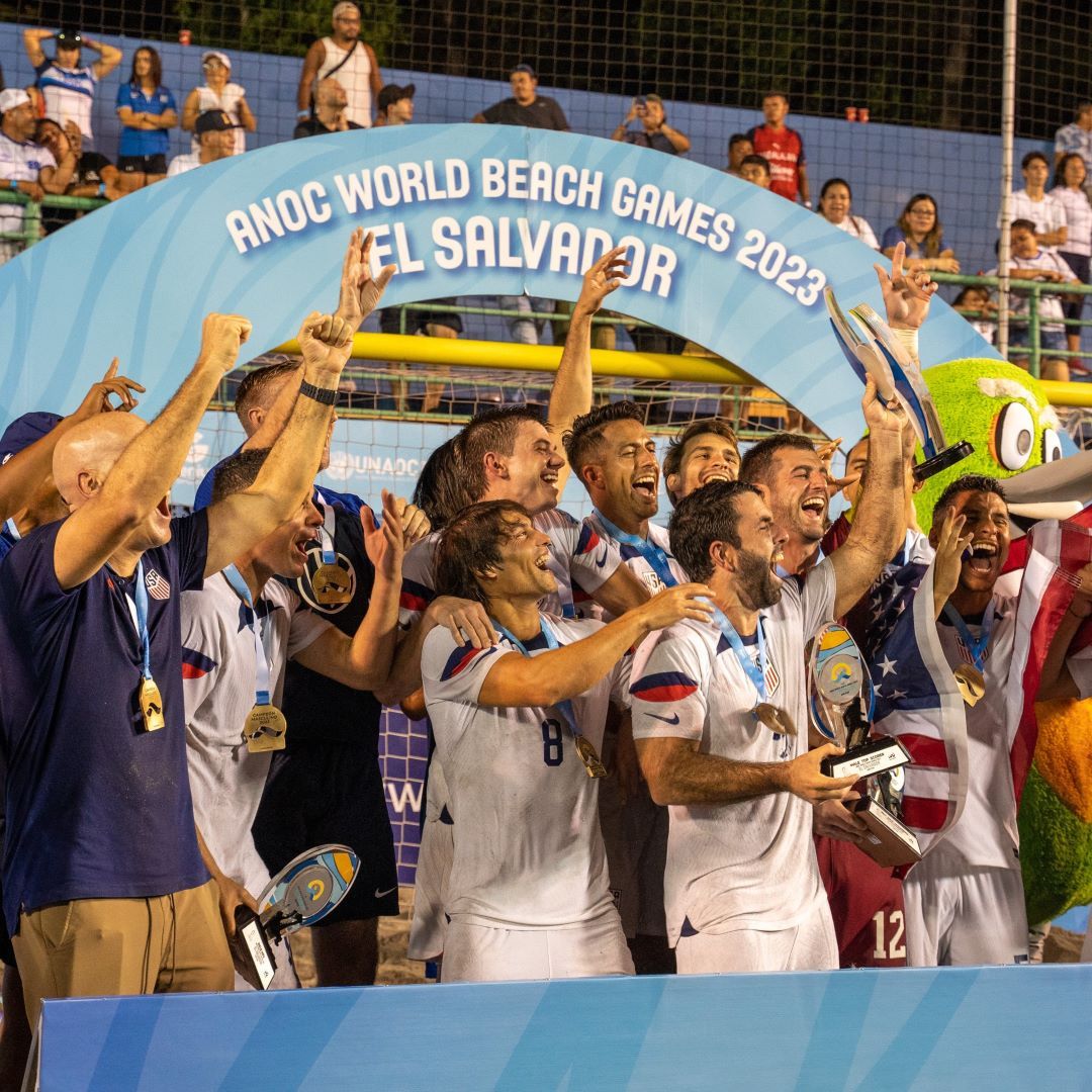 US Mens Beach Soccer National Team Recaps of 2023 ANOC World Beach Games Qualifiers in El Salvador