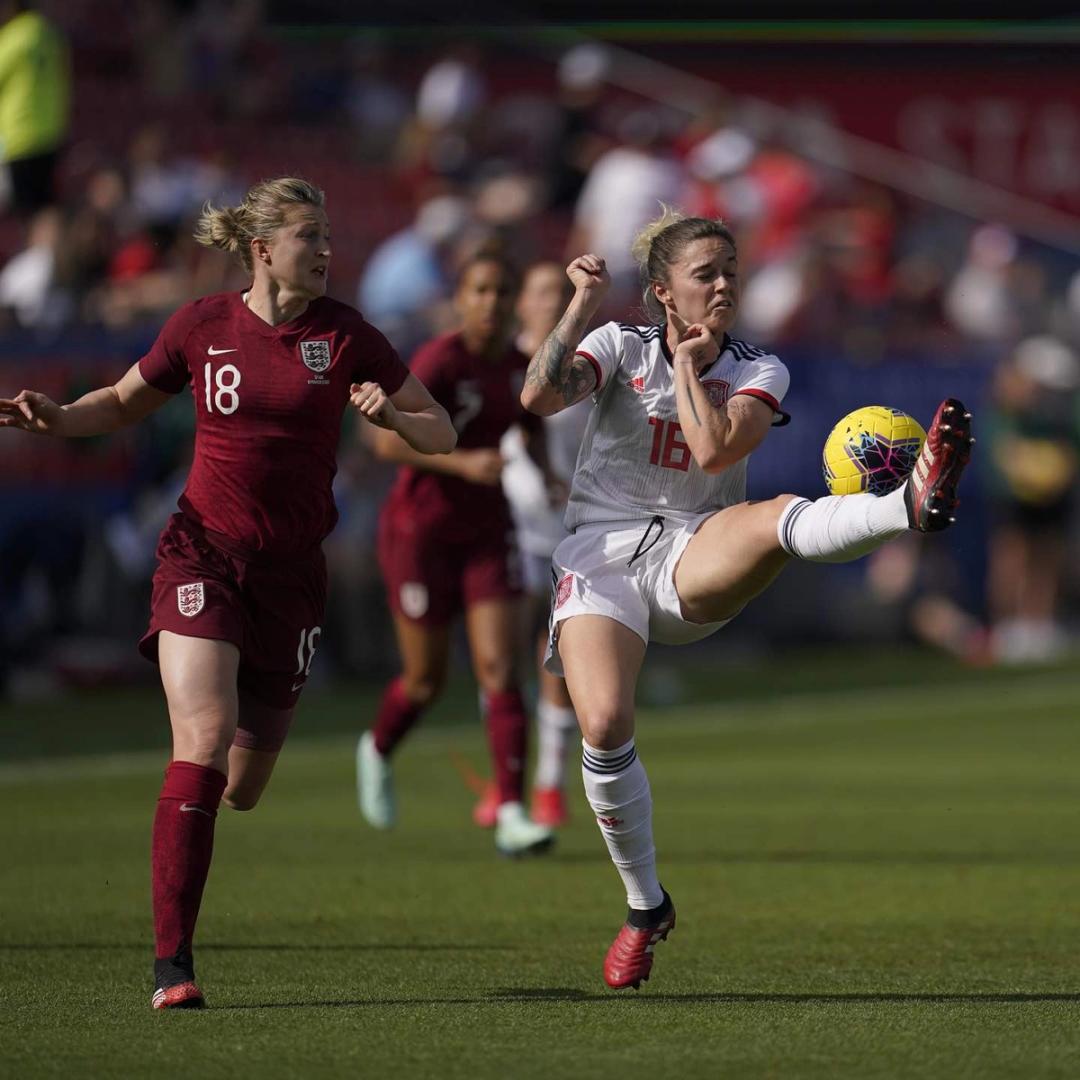 SPAIN DEFEATS ENGLAND 1 0 ON FINAL MATCH DAY OF 2020 SHEBELIEVES CUP