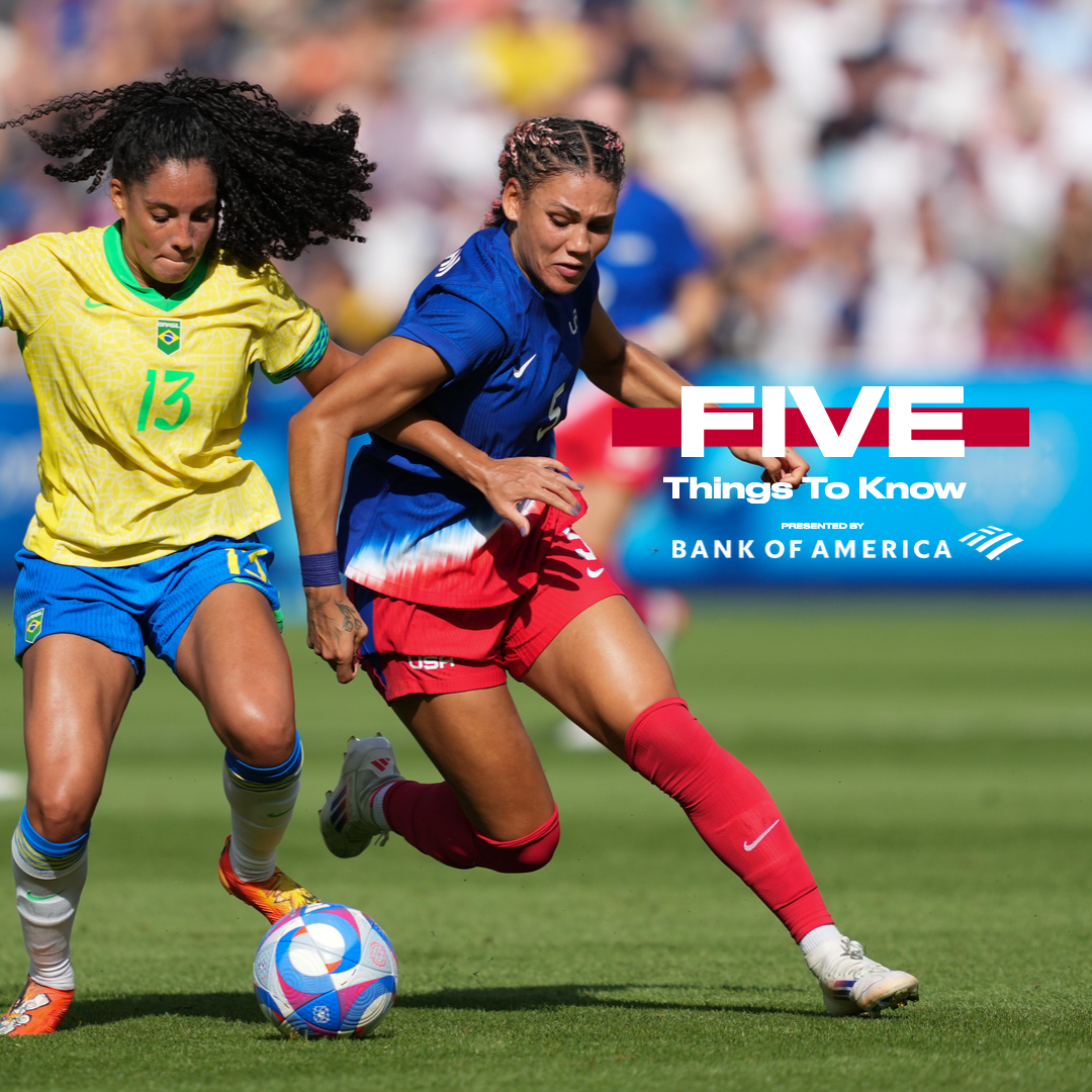 Five things to know: USWNT vs. Brazil