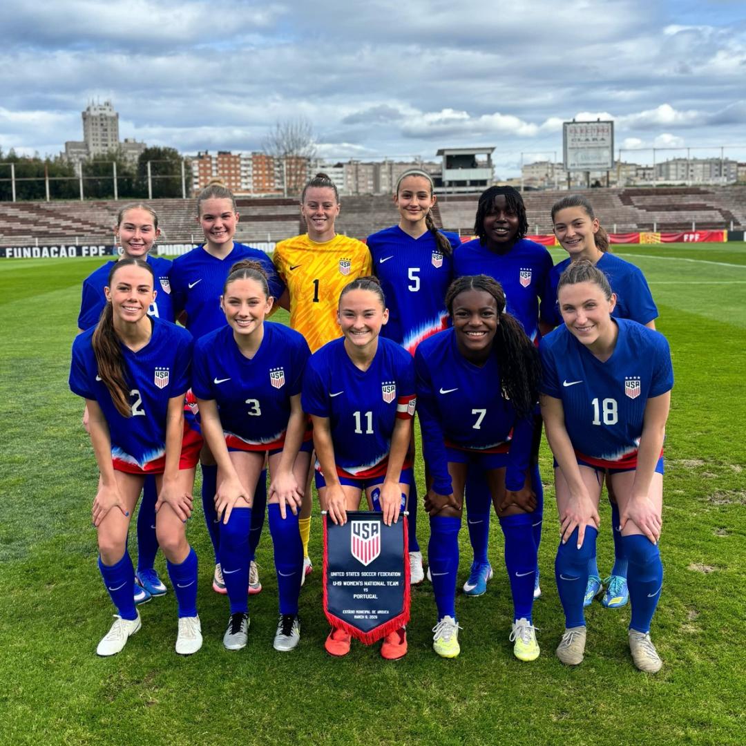 U.S. Under-19 Women's National Draws 1-1 With Host Portugal as Micayla Johnson Scores Lone Goal for the USA