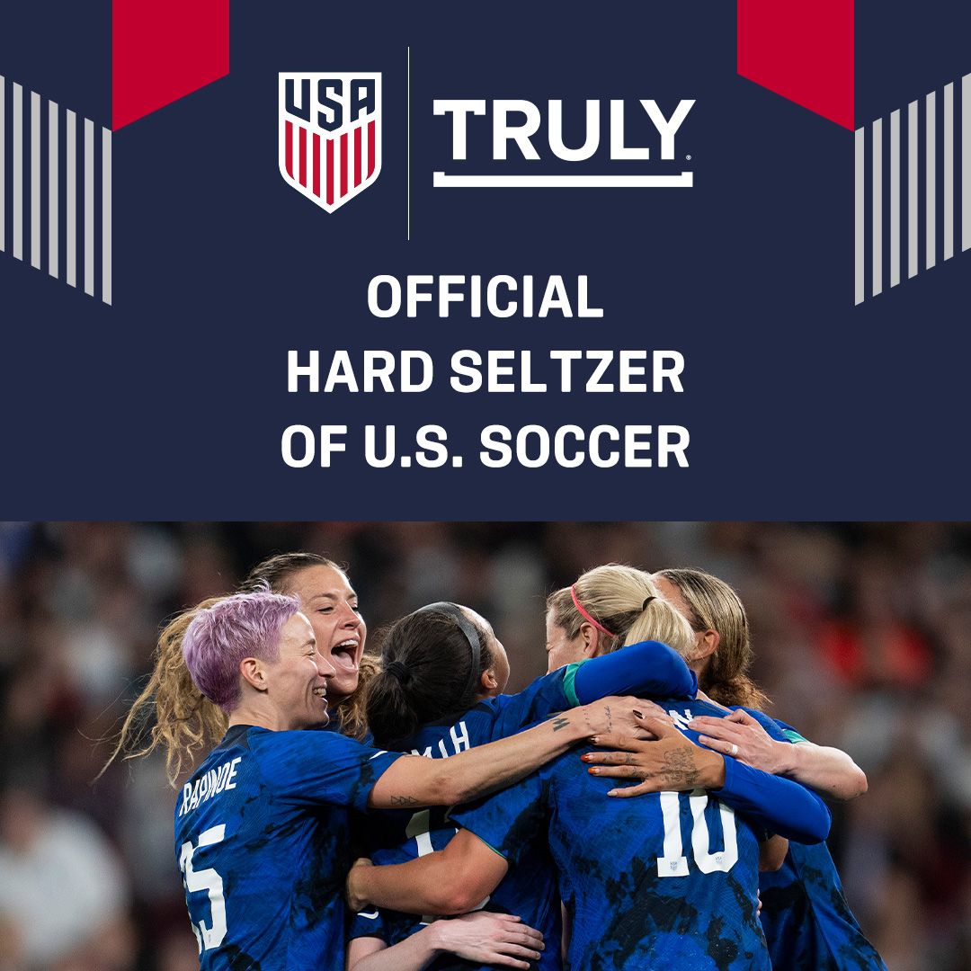 U.S. Soccer Federation And Truly Hard Seltzer Commit To Multi-Year Partnership Focused On Elevating Fan Experiences